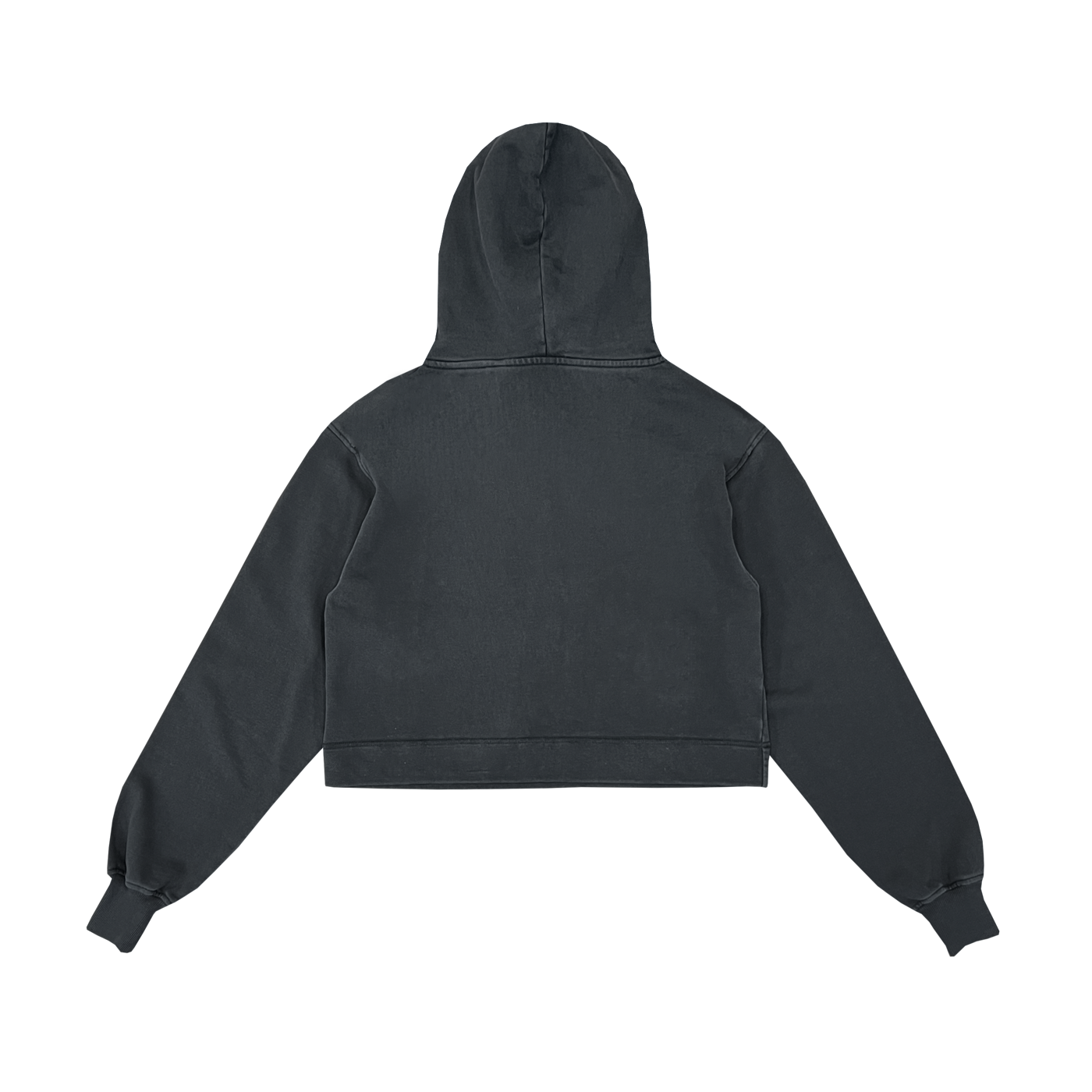 Cropped zip discount up jacket black